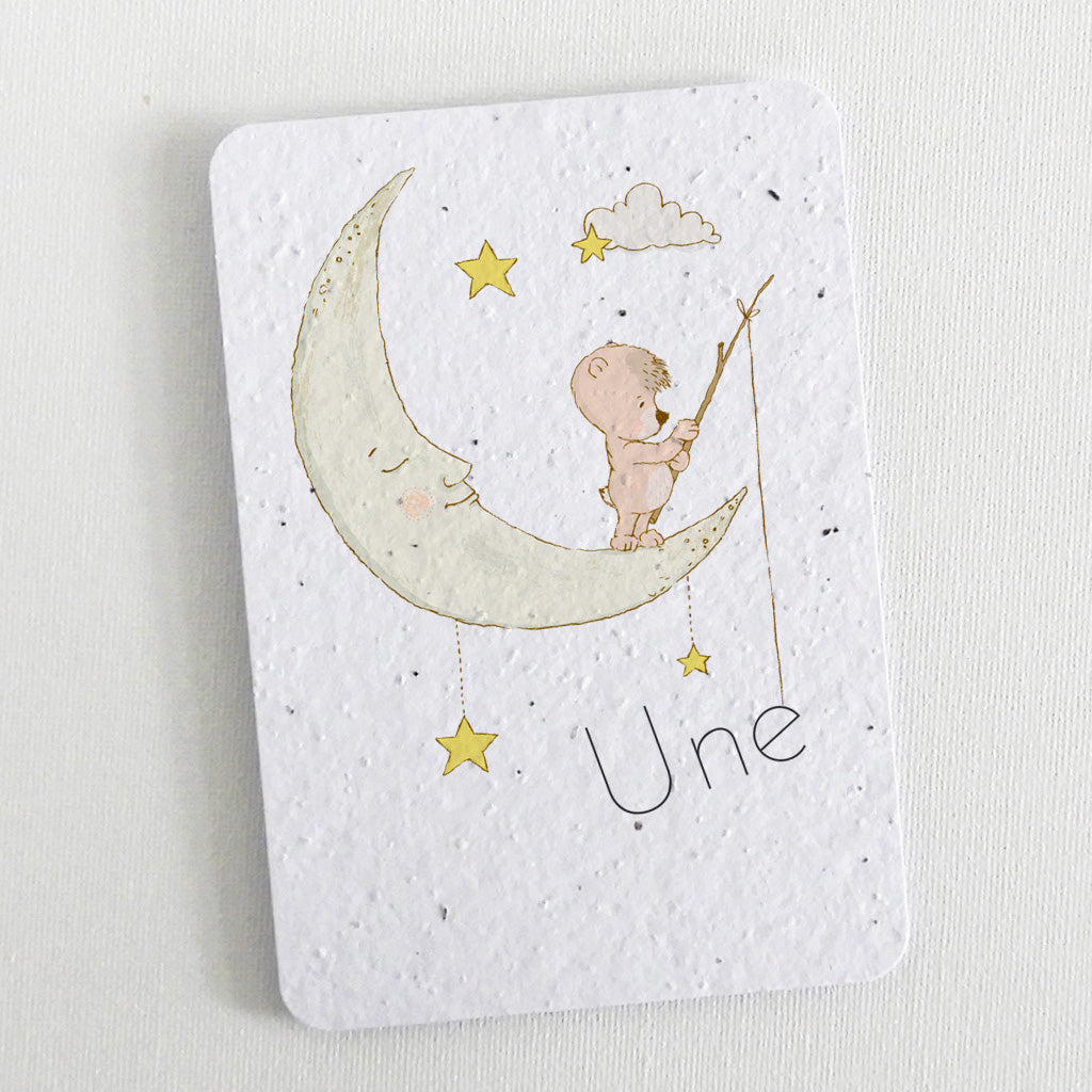 Numéro de table baptême à planter