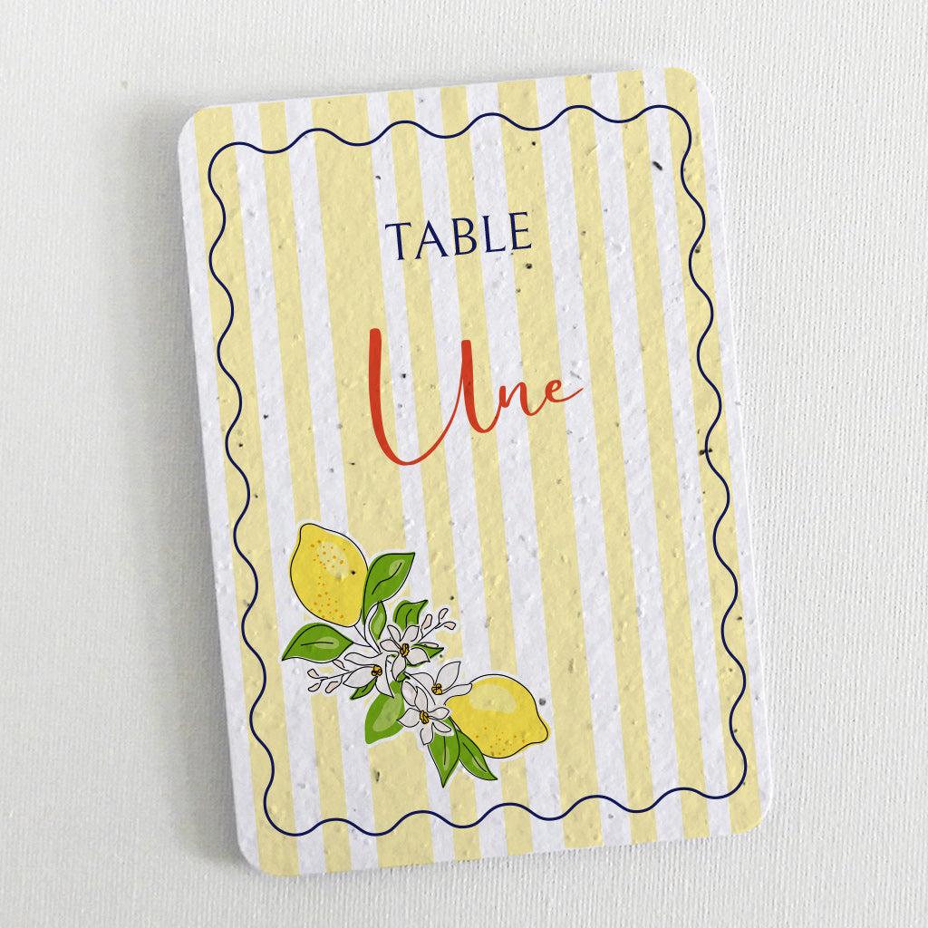 numéro de table à planter Dolce Vita