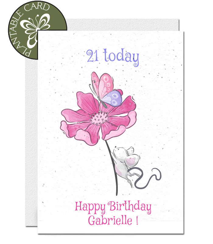 plantable card birthday