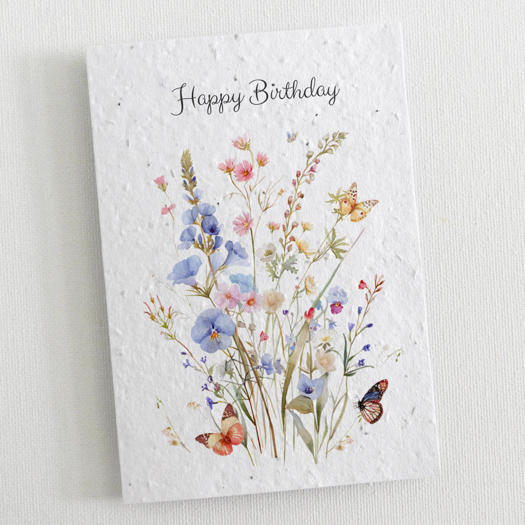 plantable cards birthday set of 6