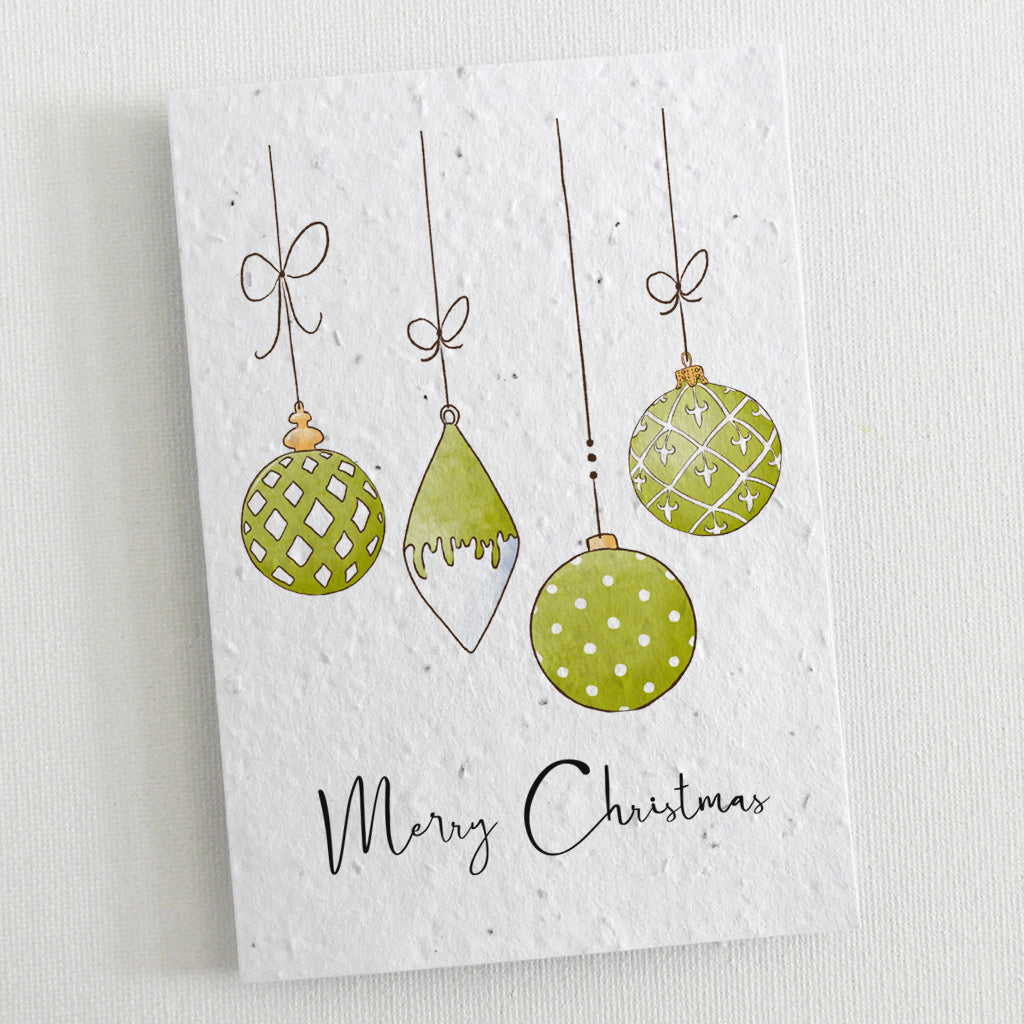 plantable christmas card