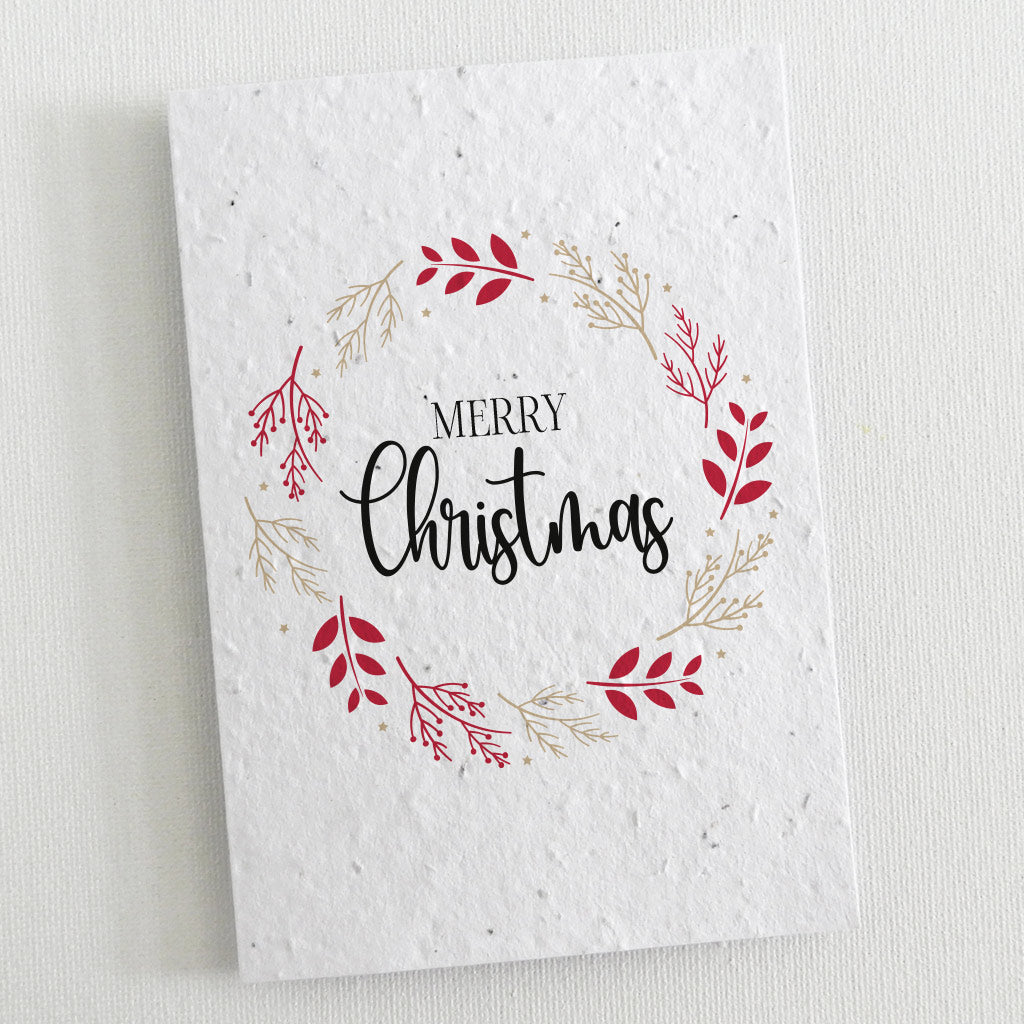 plantable christmas card