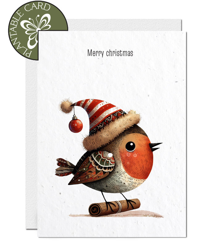 plantable seed paper christmas card