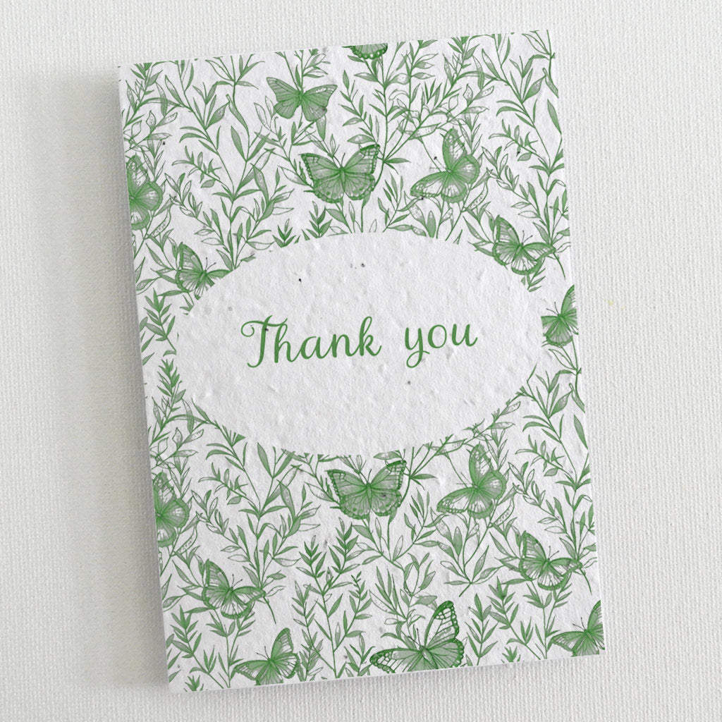 plantable thank you card