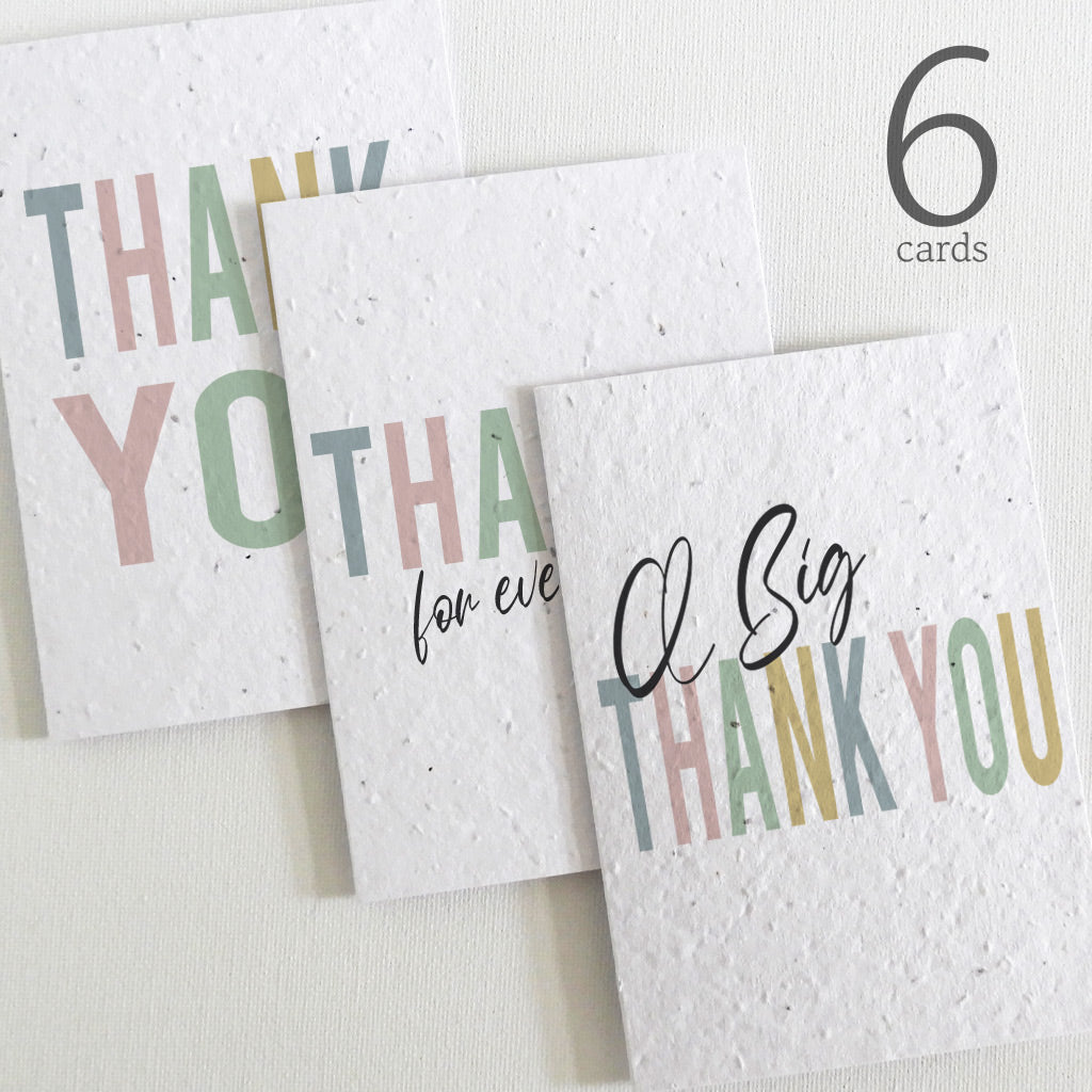 plantable thank you cards