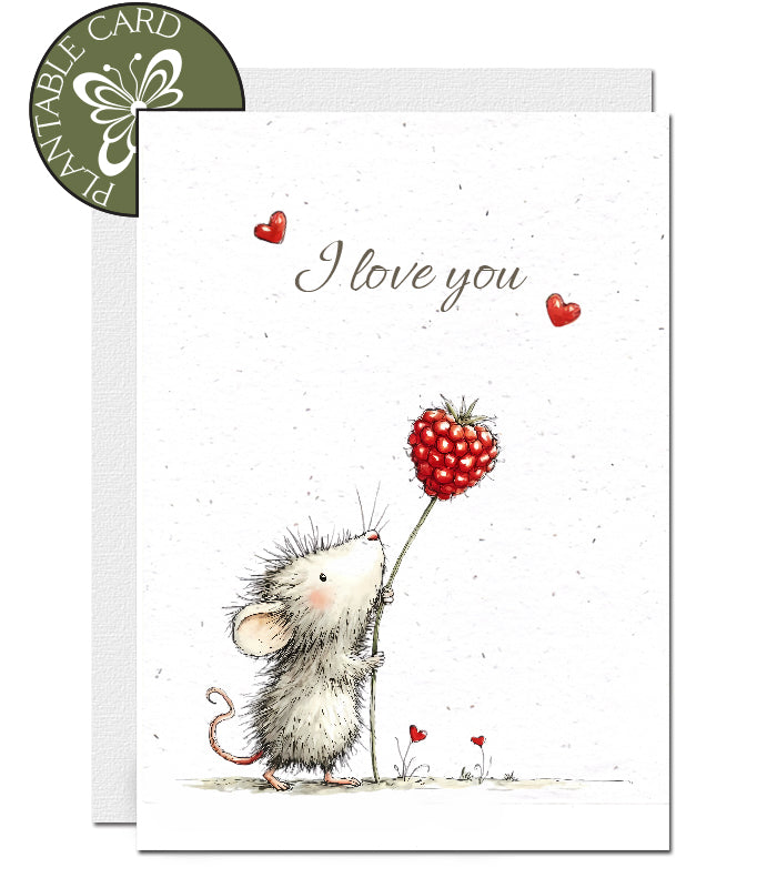plantable valentines day card