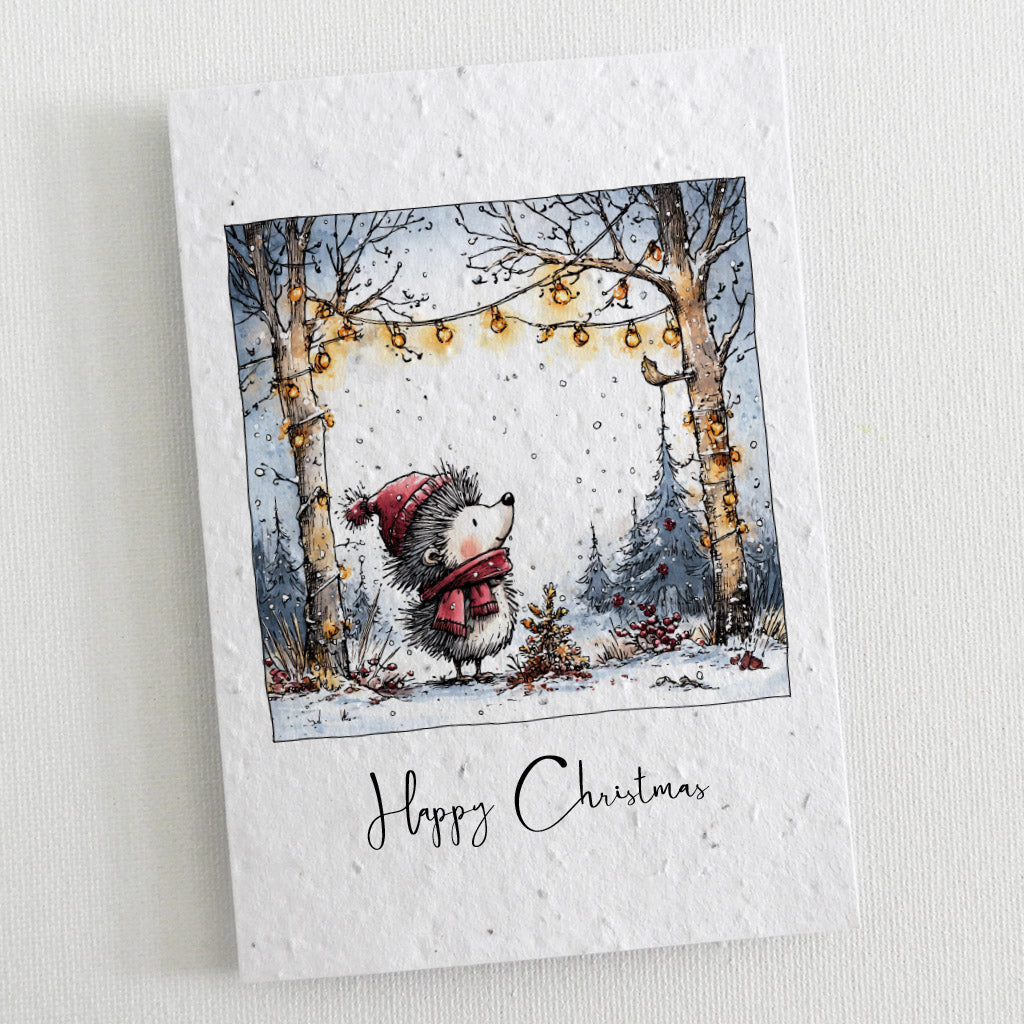 seed paper christmas card