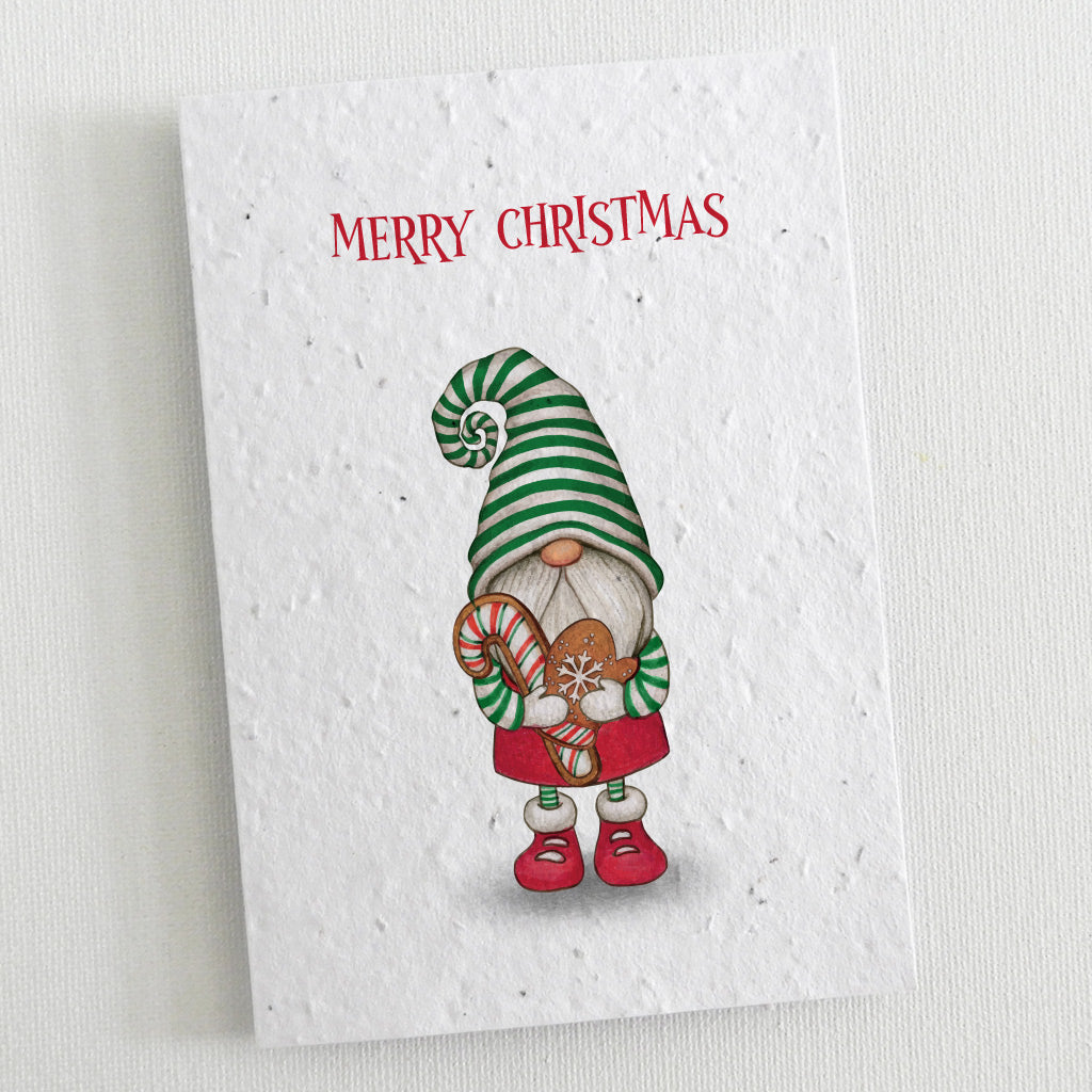seed paper christmas card