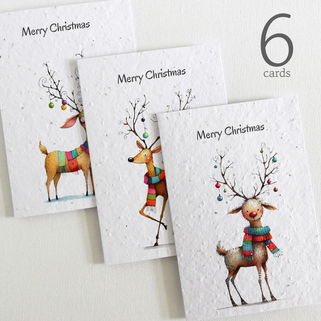 seed paper christmas cards