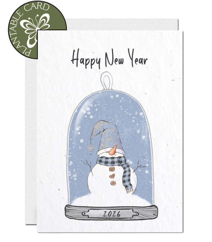 seed paper new year card 2026