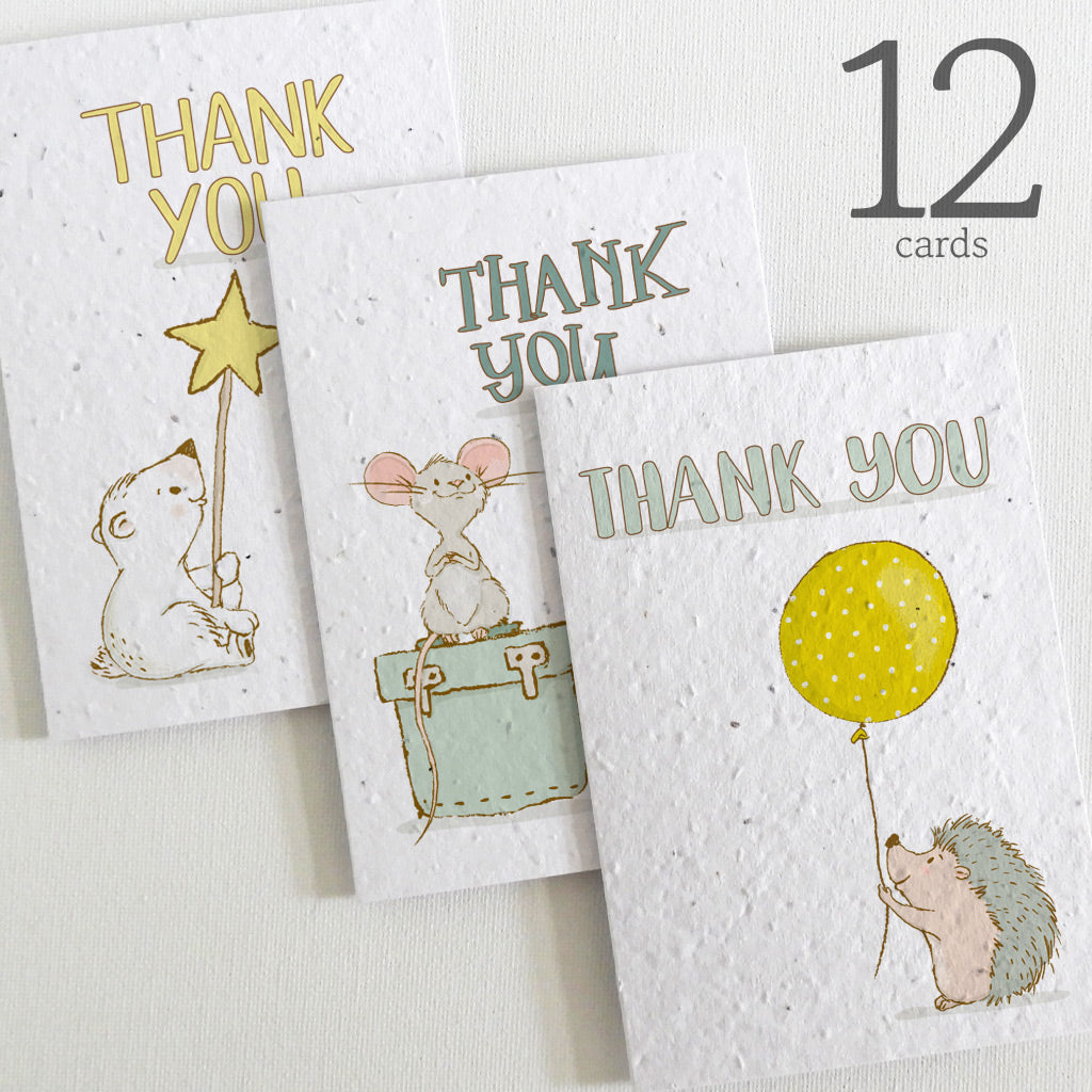 seed paper thank you cards