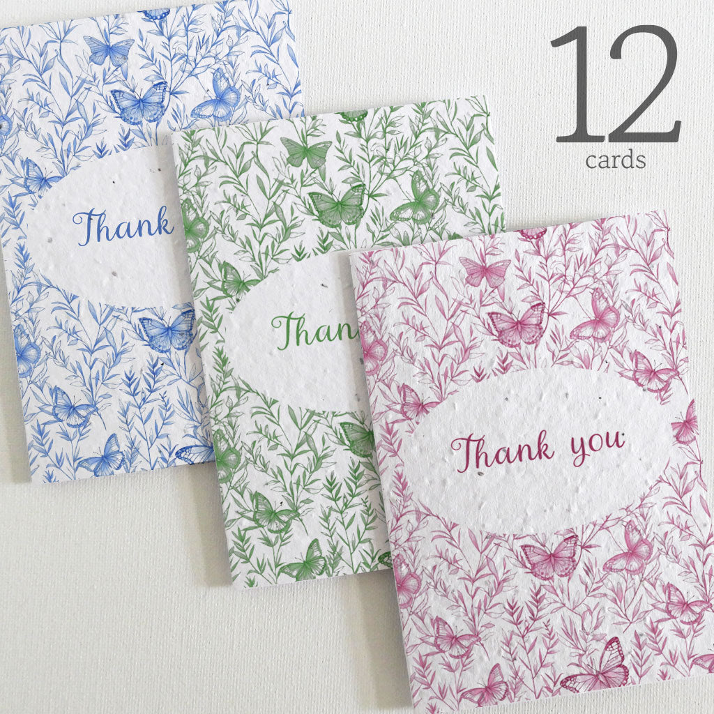 seed paper thank you cards