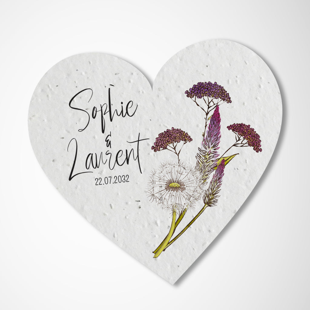 Cadeaux invités mariage à planter