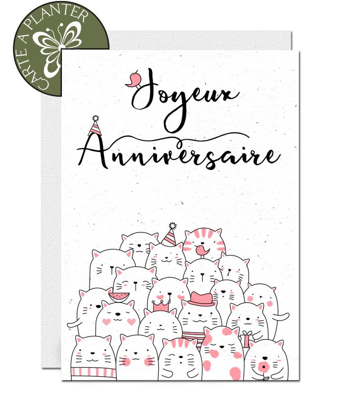 cartes d'anniversaire écologiques