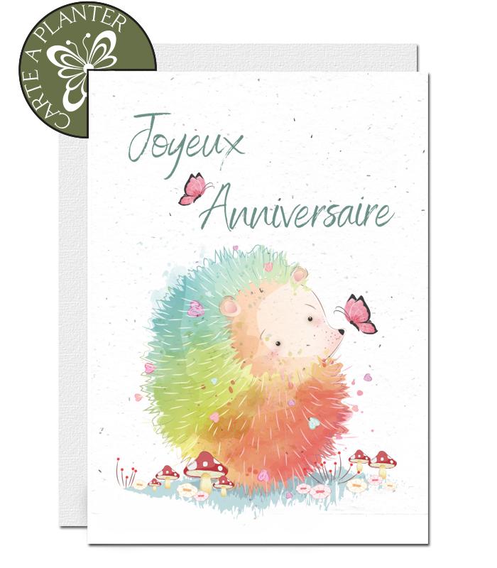 Carte à planter anniversaire
