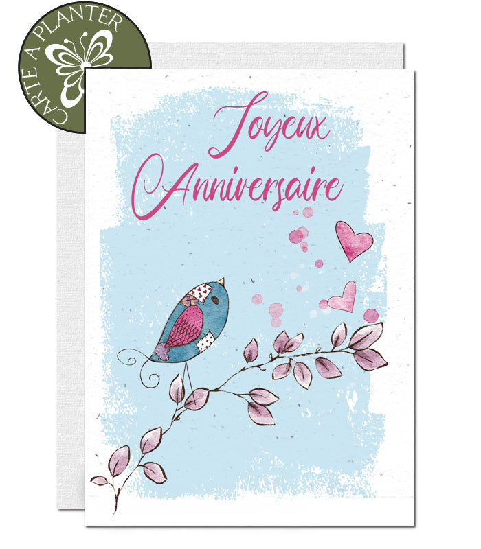 Carte à planter anniversaire 