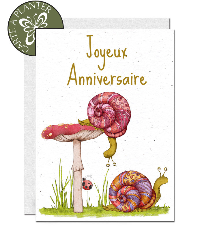  Carte à planter biodégradable 