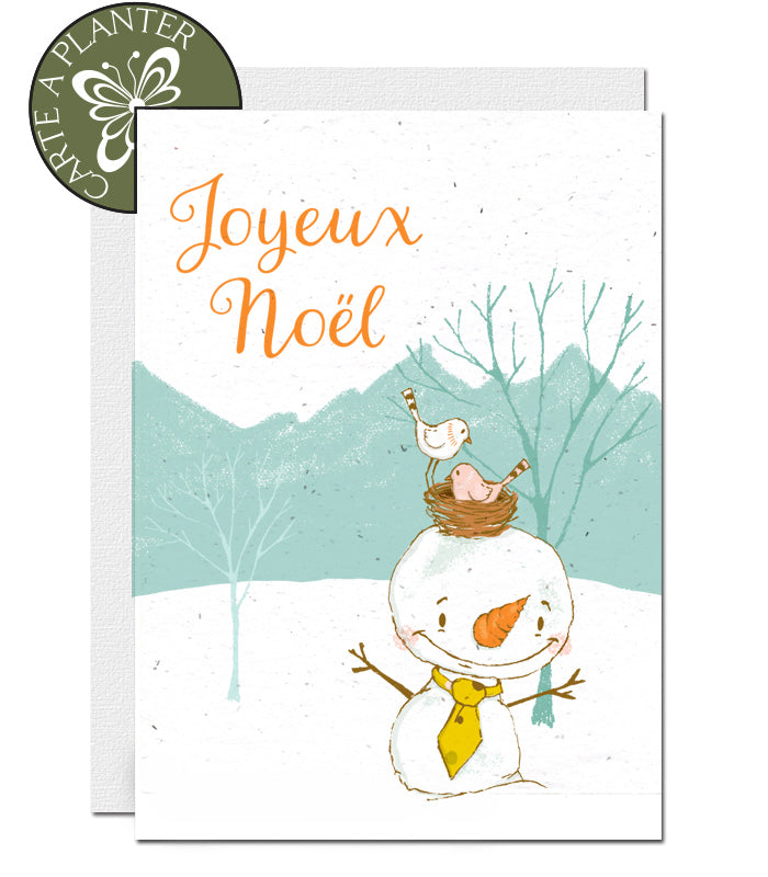 carte a planter noel