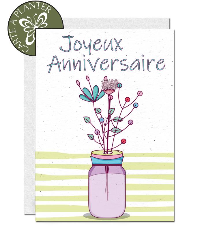 cartes d'anniversaire écoresponsables