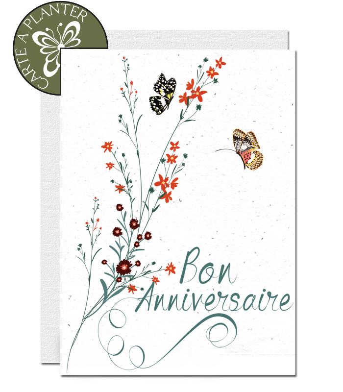 cartes d'anniversaire écoresponsables