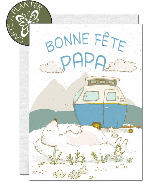 Cartes à planter fête des pères
