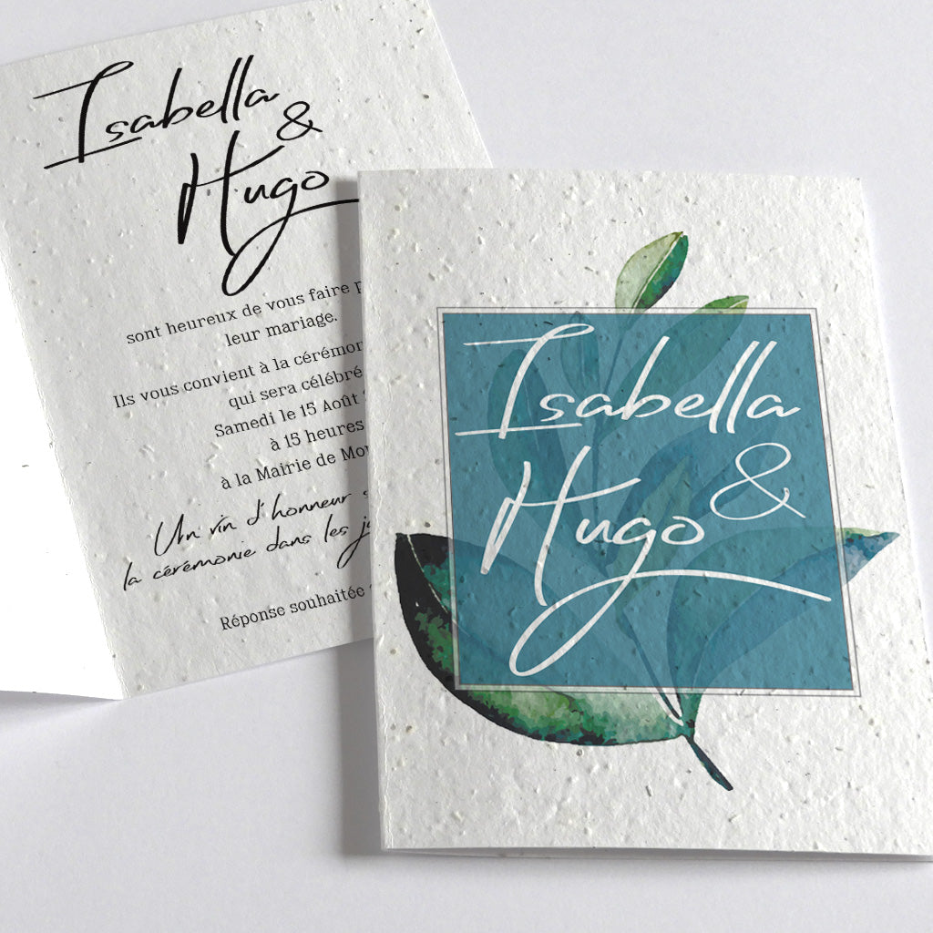 Faire-Part de Mariage éco-responsable