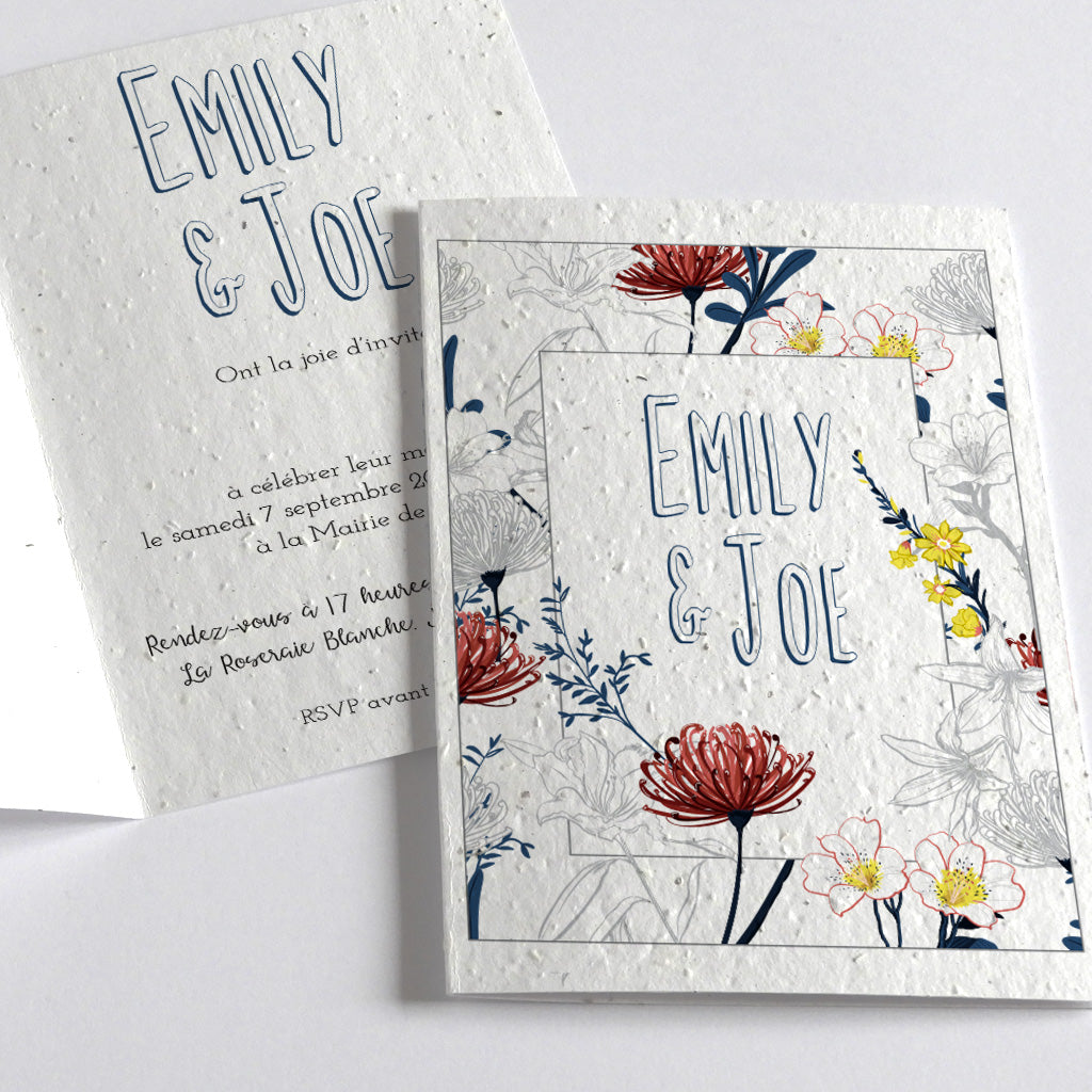 faire-part de mariage écologique
