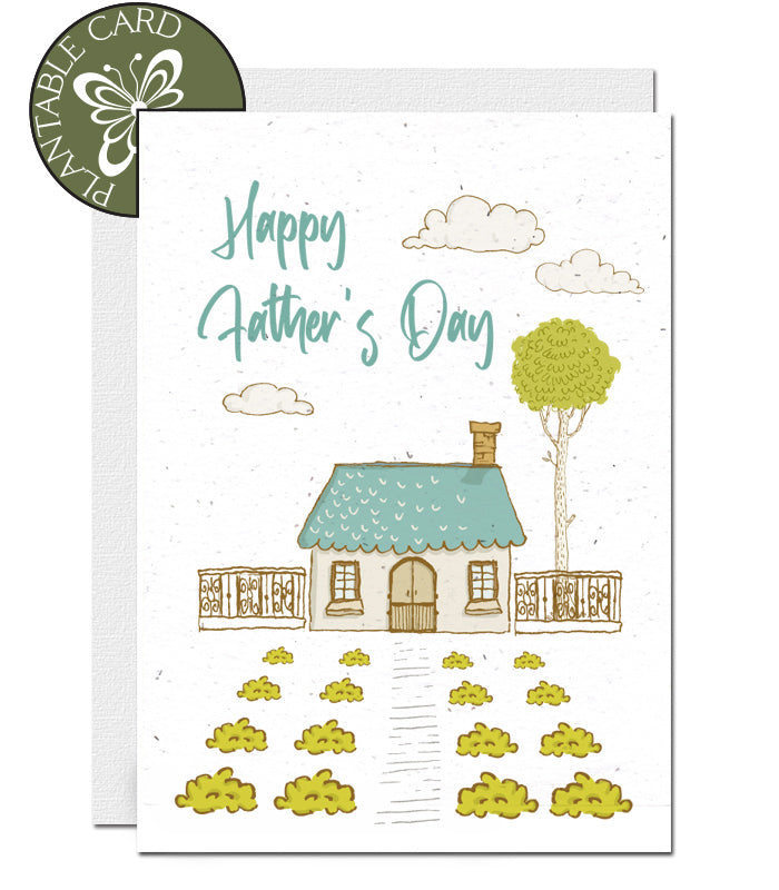 Plantable salad card happy Father&#39;s day
