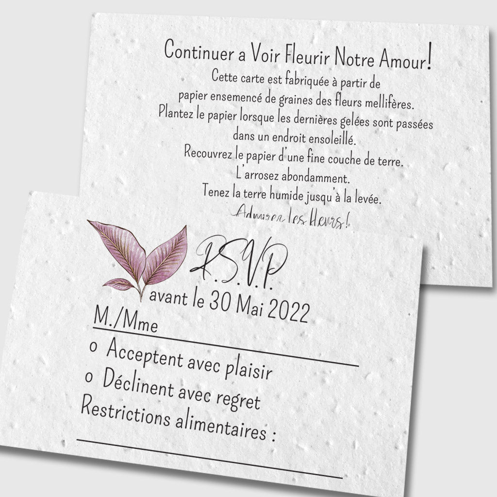 RSVP à planter