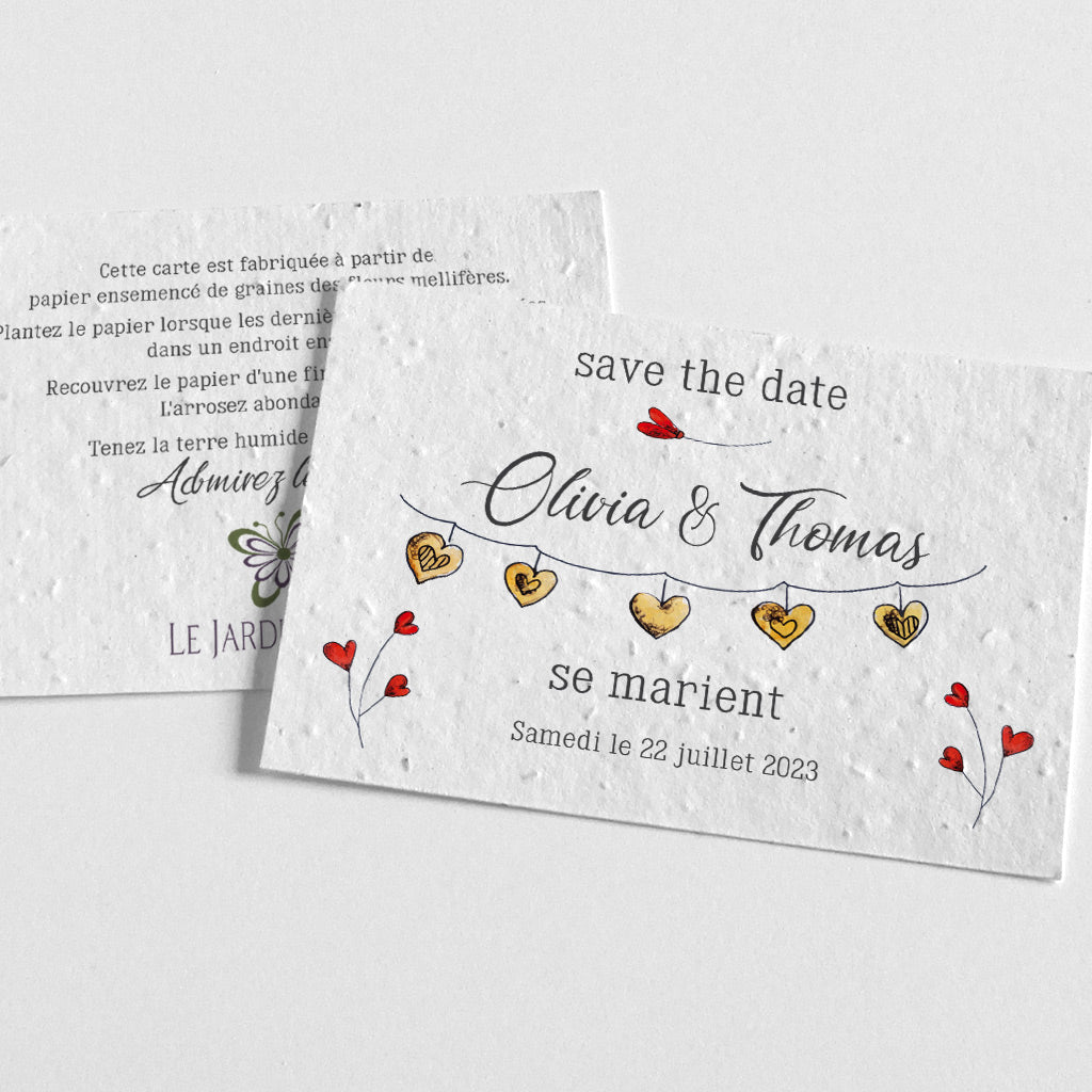 Save the date à planter