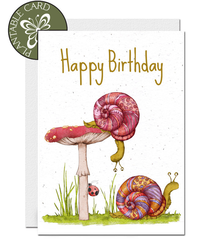 seed paper birthday card