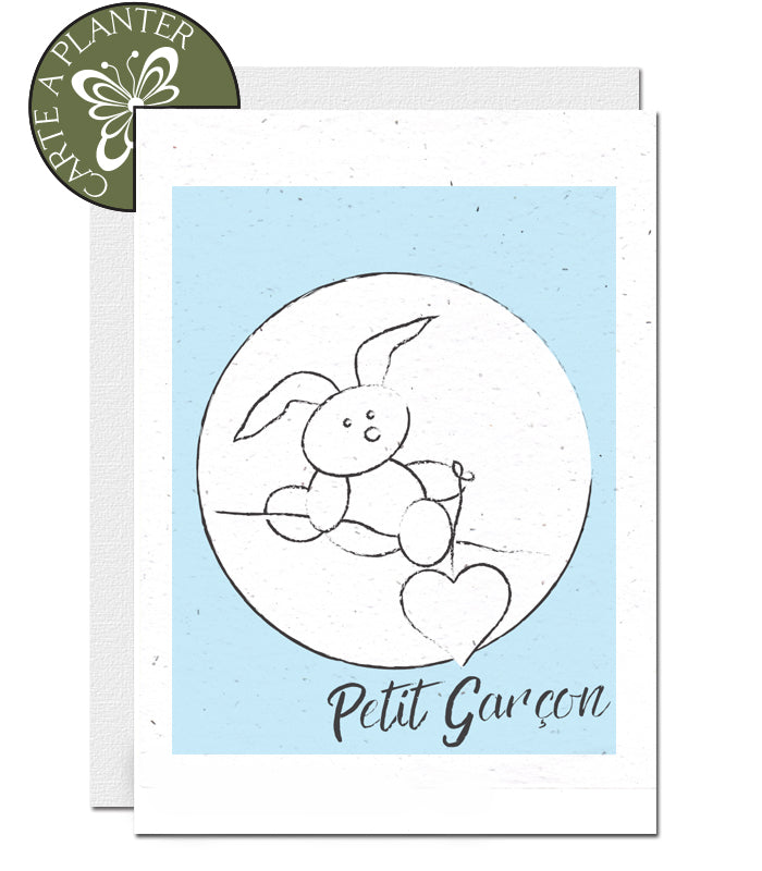 carte de naissance ecoresponsable