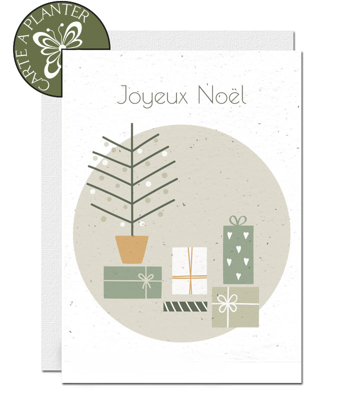 Carte à planter Noël