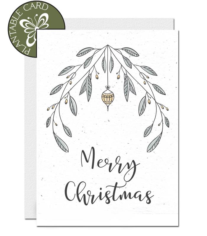 plantable christmas card