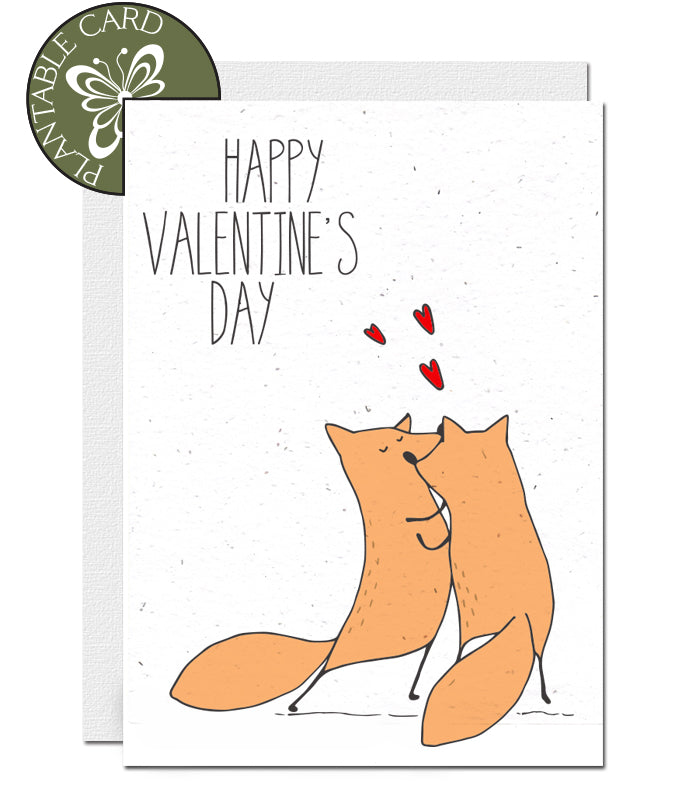 ecofriendly card valentine&#39;s day