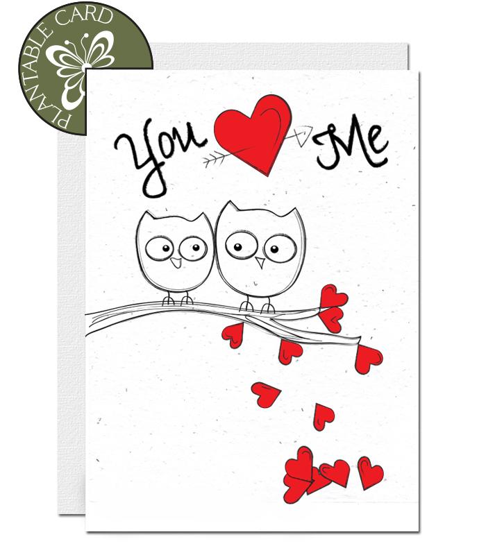 ecofriendly valentines card