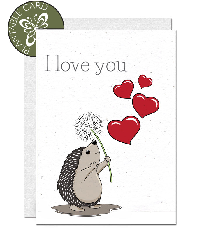 plantable card Valentines day