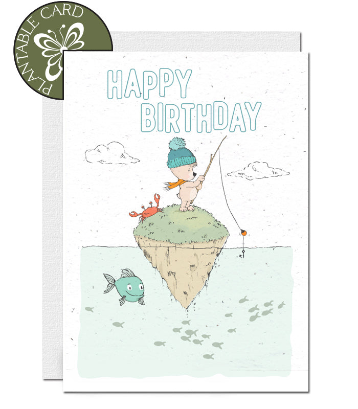 ecofriendly birthday card for child