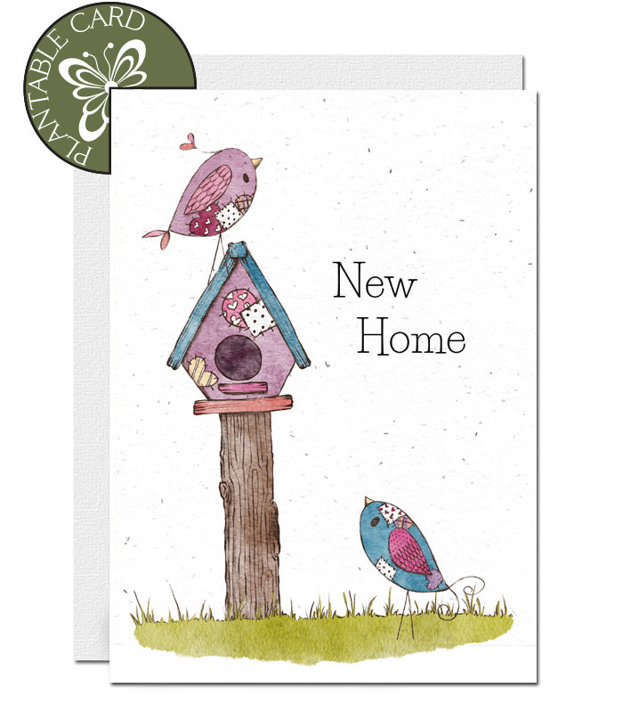 Plantable card new home