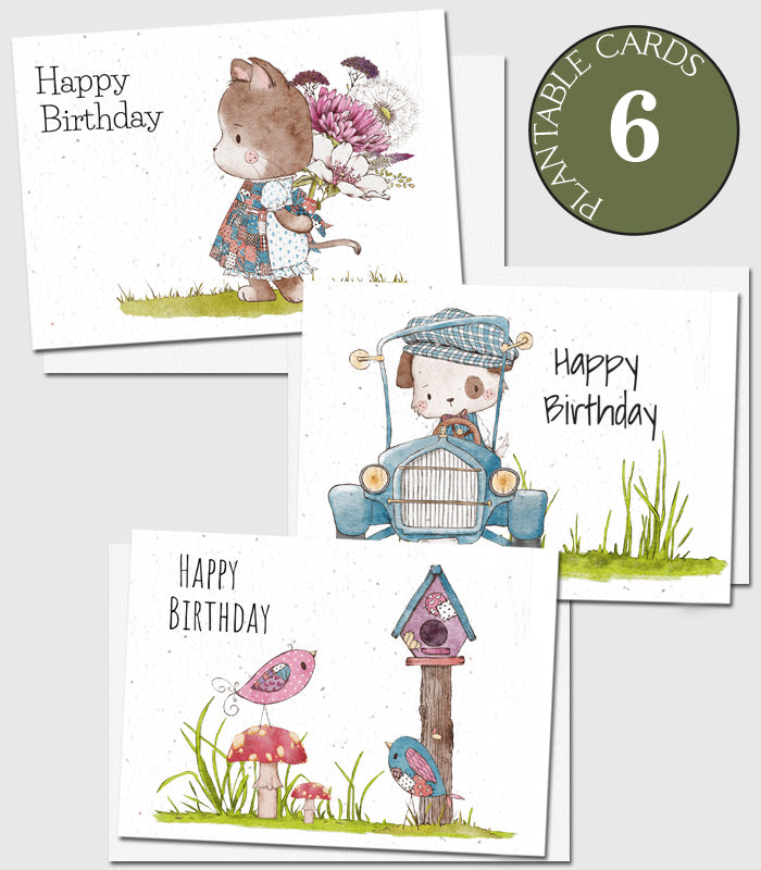 seed paper birthday cards