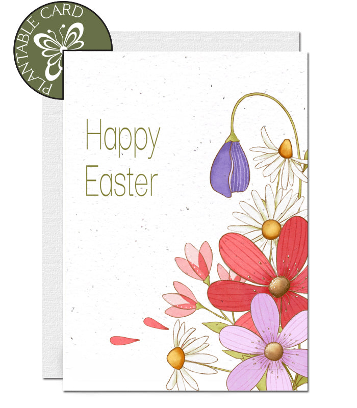 plantable card happy easter