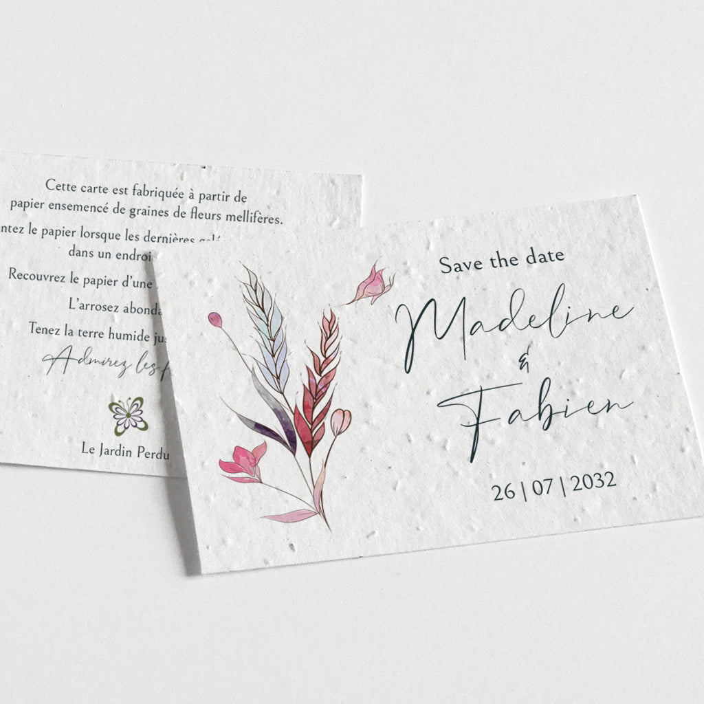 save the date ensemencé