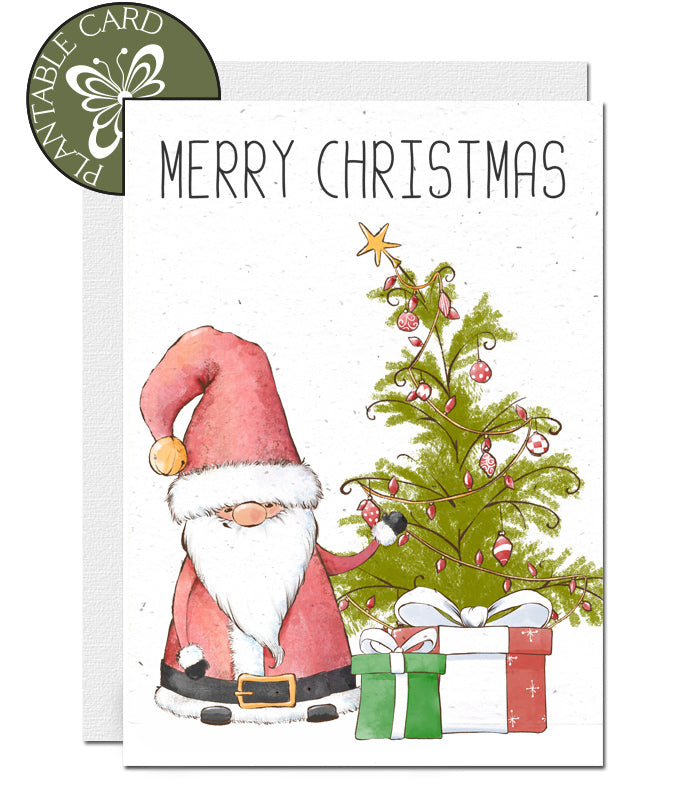 Seed paper card Christmas